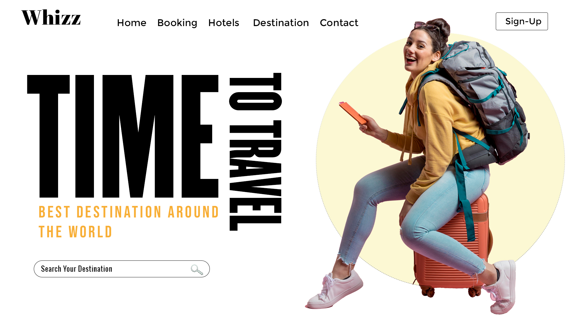 Travel portfolio image